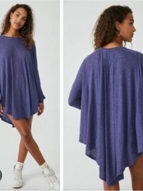 We The Free | Aria Long-Sleeve Tunic in Heather Purple